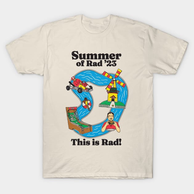 The Summer of Rad 2023 T-Shirt by This is Rad!